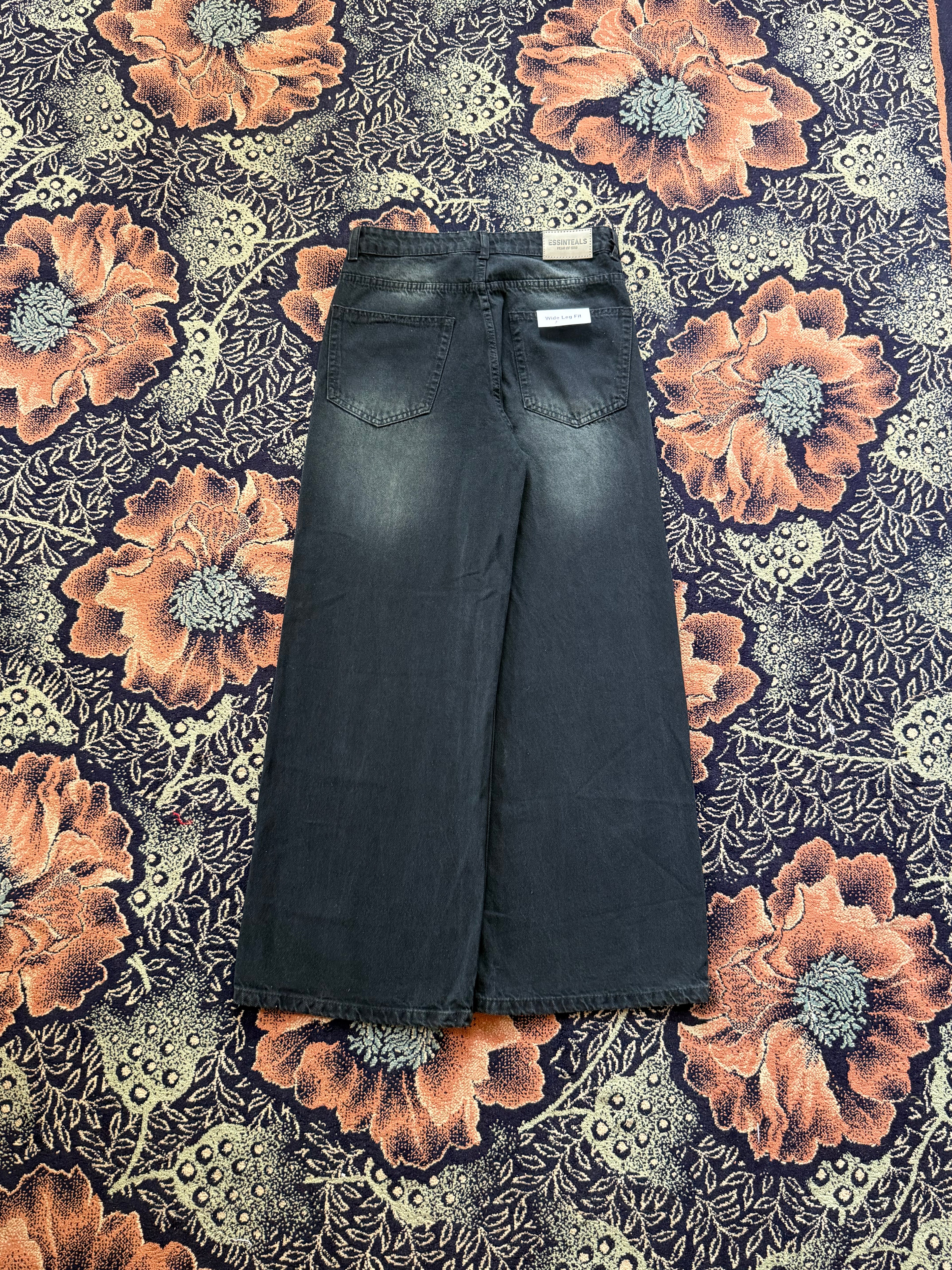 CHARCOAL BLACK WIDELEG