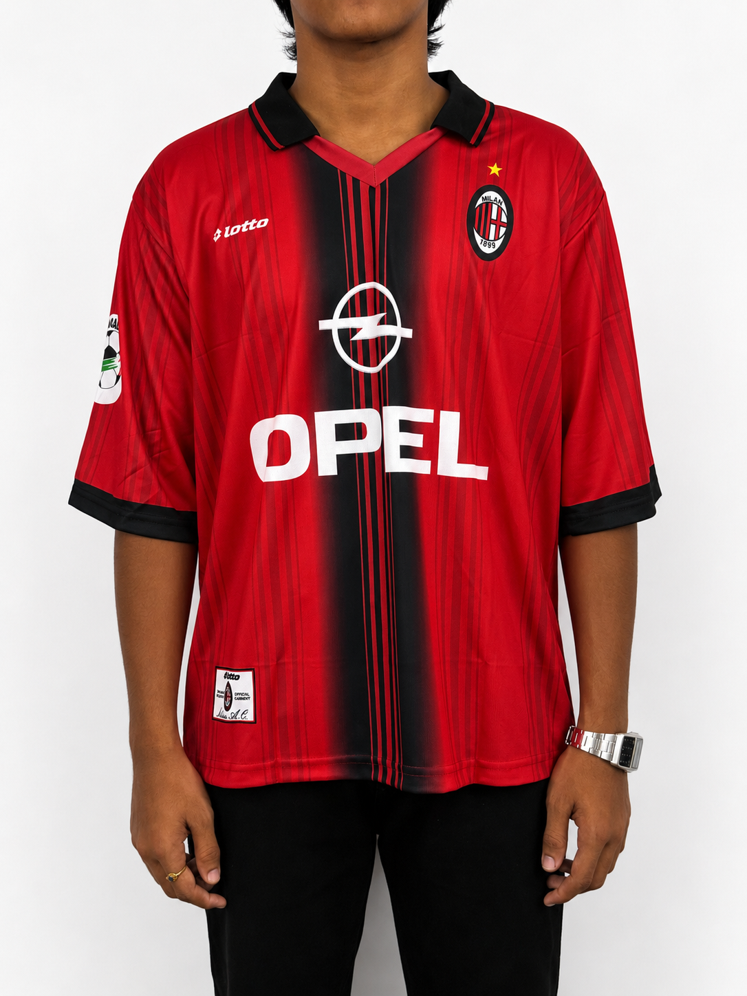 AC MILAN 1996-97 HOME RETRO KIT